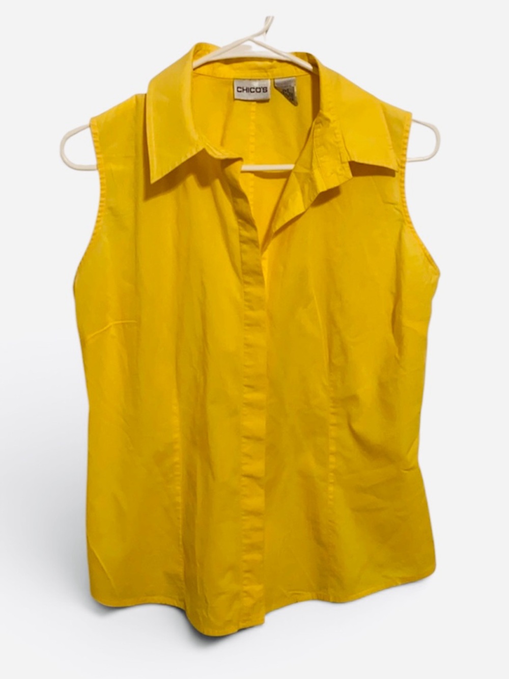 Chico’s yellow blouse